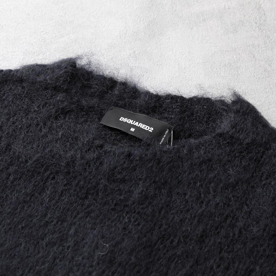 DSQUARED2 ディースクエアード セーター FUZZY CREWNECK KNIT 