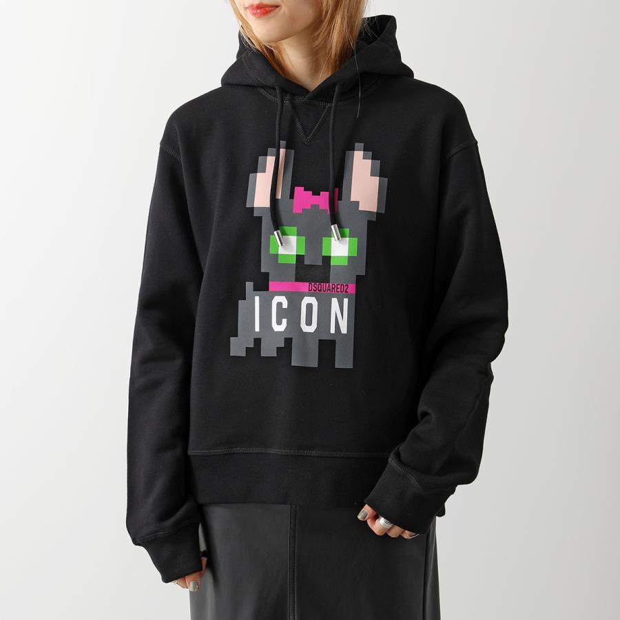 DSQUARED2 ディースクエアード パーカー ICON HILDE COOL HOODIE S80GU0095 S25516 レディース プルオーバー スウェット カラー2色｜s-musee｜07