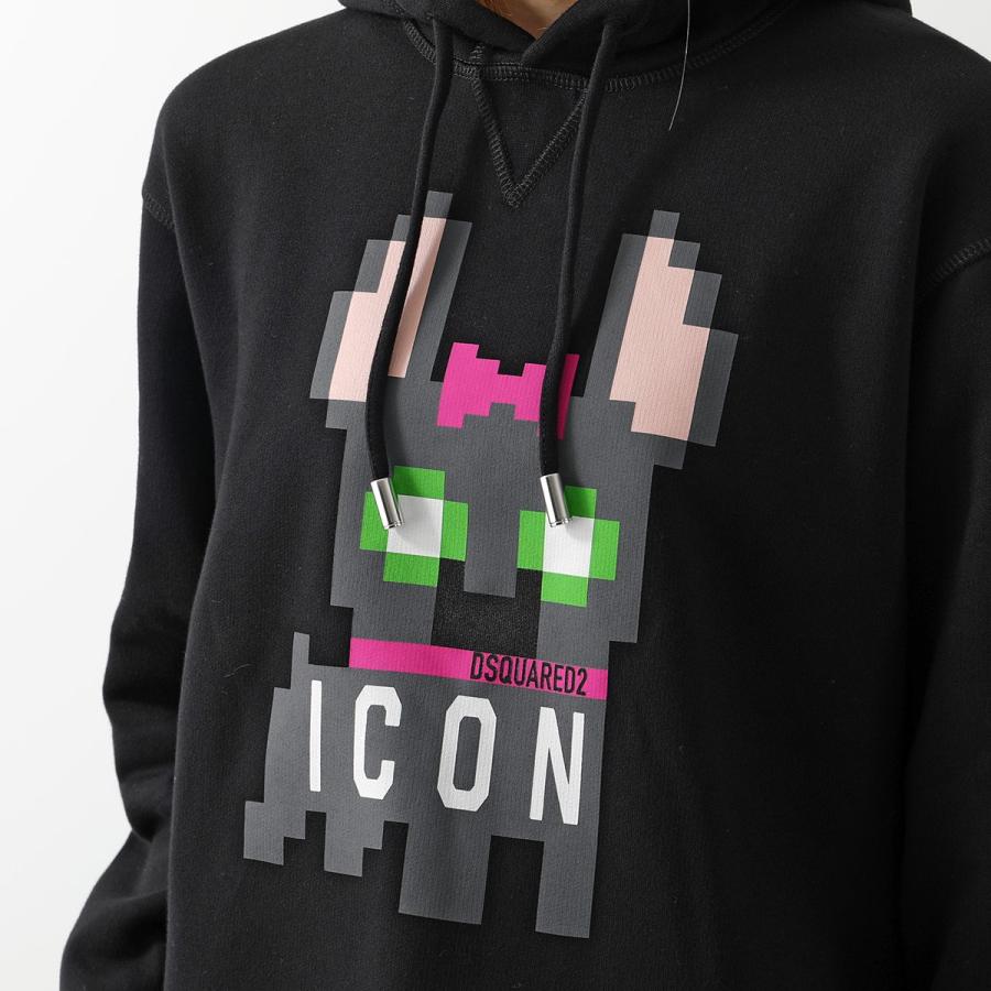 DSQUARED2 ディースクエアード パーカー ICON HILDE COOL HOODIE DSQUARED2 ディースクエアード パーカー ICON HILDE COOL HOODIE