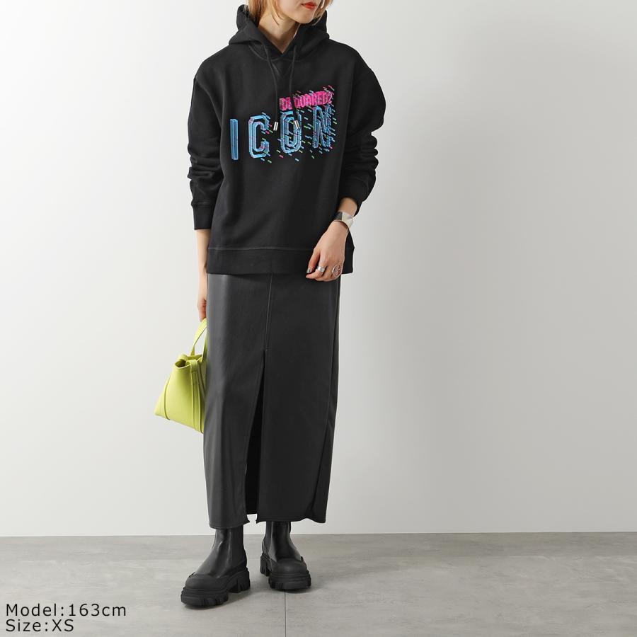 DSQUARED2 ディースクエアード パーカー ICON PIXELED COOL HOODIE S80GU0093 S25516 スウェット プルオーバー アイコン ロゴ カラー2色｜s-musee｜06