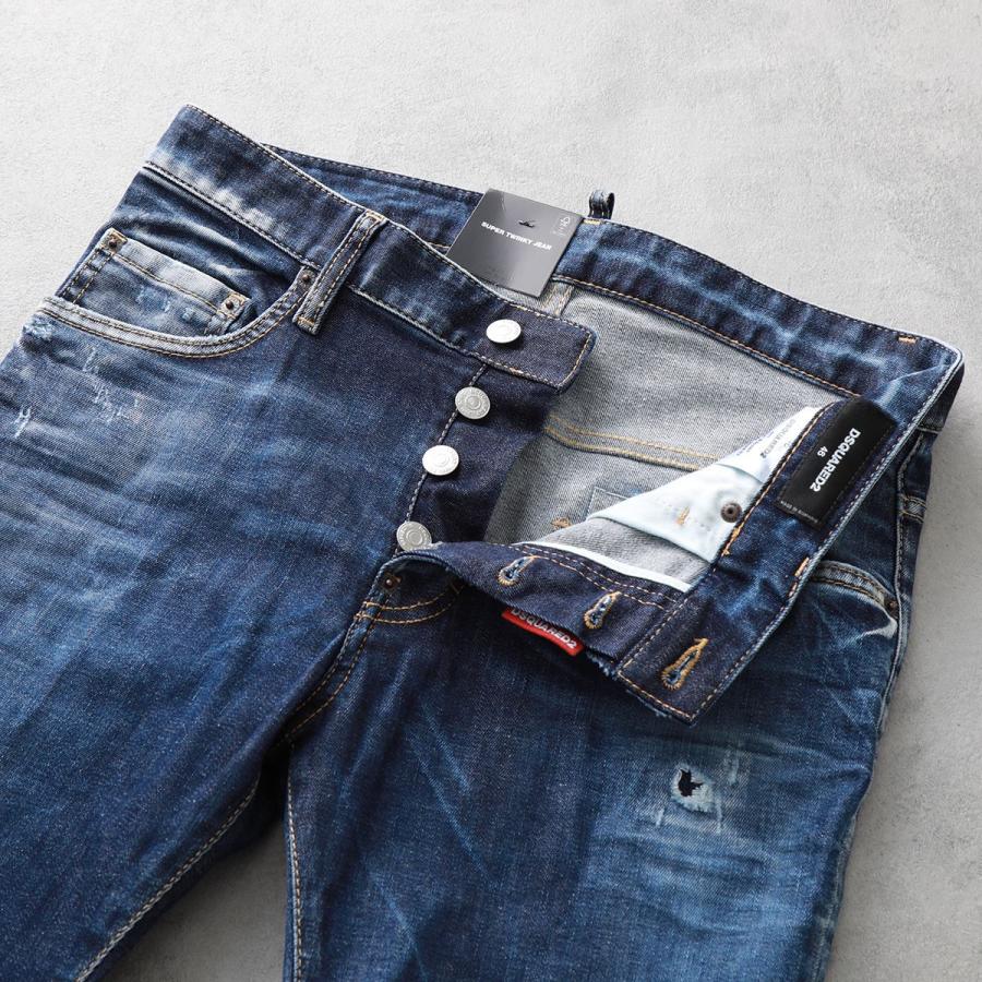 DSQUARED2 ディースクエアード ジーンズ DARK SCAR WASH SUPER DSQUARED2 ディースクエアード ジーンズ DARK SCAR WASH SUPER