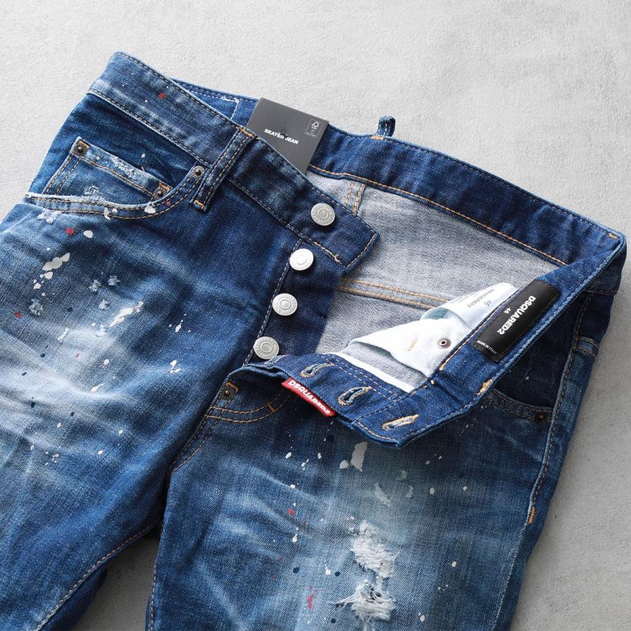 DSQUARED2 ディースクエアード ジーンズ SKATER JEANS S74LB1331