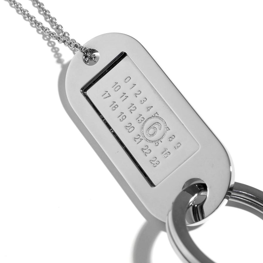 正規店購入！メゾンマルジェラ　MM6 ネックレス　新品未使用 MM6 エムエムシックス メゾンマルジェラ ネックレス SM6UU0034 SV0240