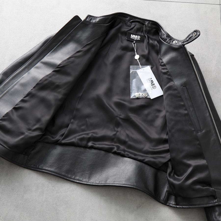 MM6 エムエムシックス メゾンマルジェラ レザージャケット S52AM0277