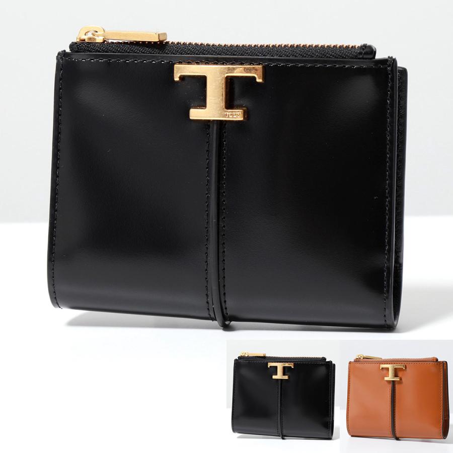 TOD'S TODS トッズ 二つ折り財布 T TIMELESS Tタイムレス TOD'S TODS トッズ 二つ折り財布 T TIMELESS Tタイムレス