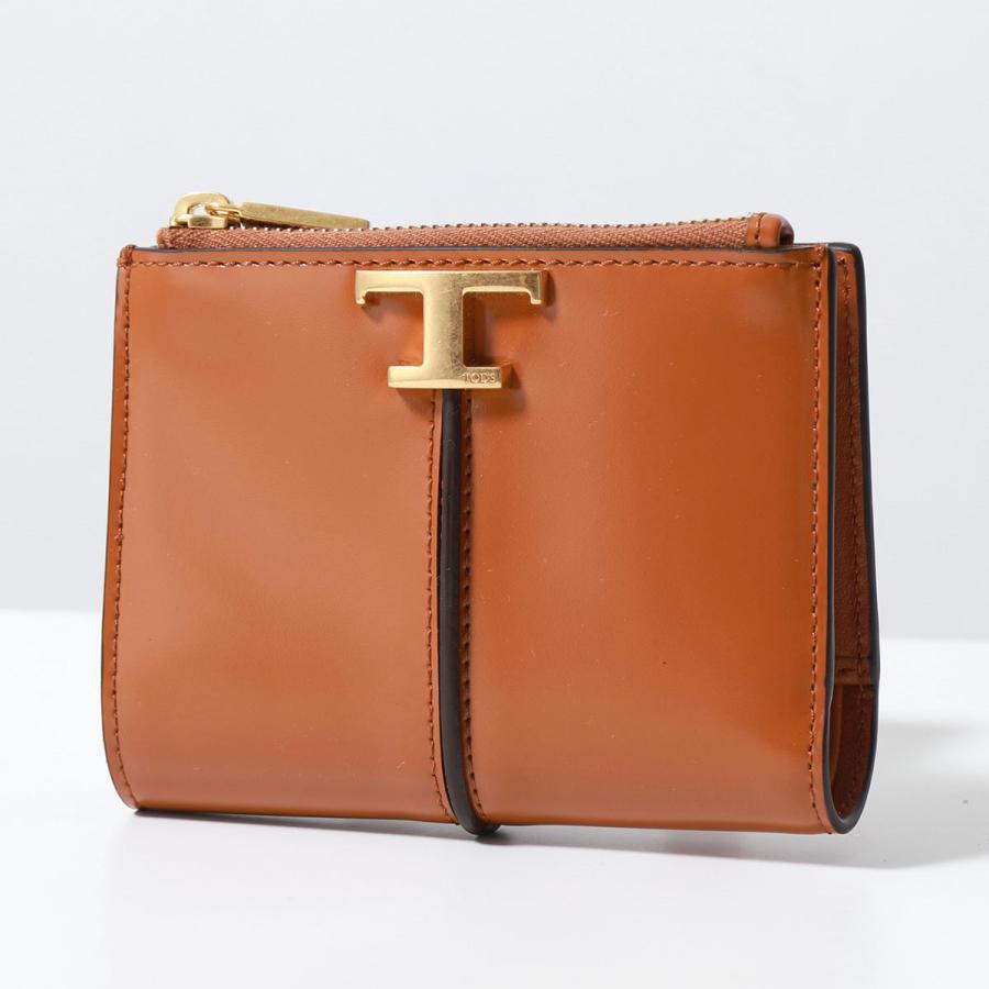 TOD'S TODS トッズ 二つ折り財布 T TIMELESS Tタイムレス TOD'S TODS トッズ 二つ折り財布 T TIMELESS Tタイムレス