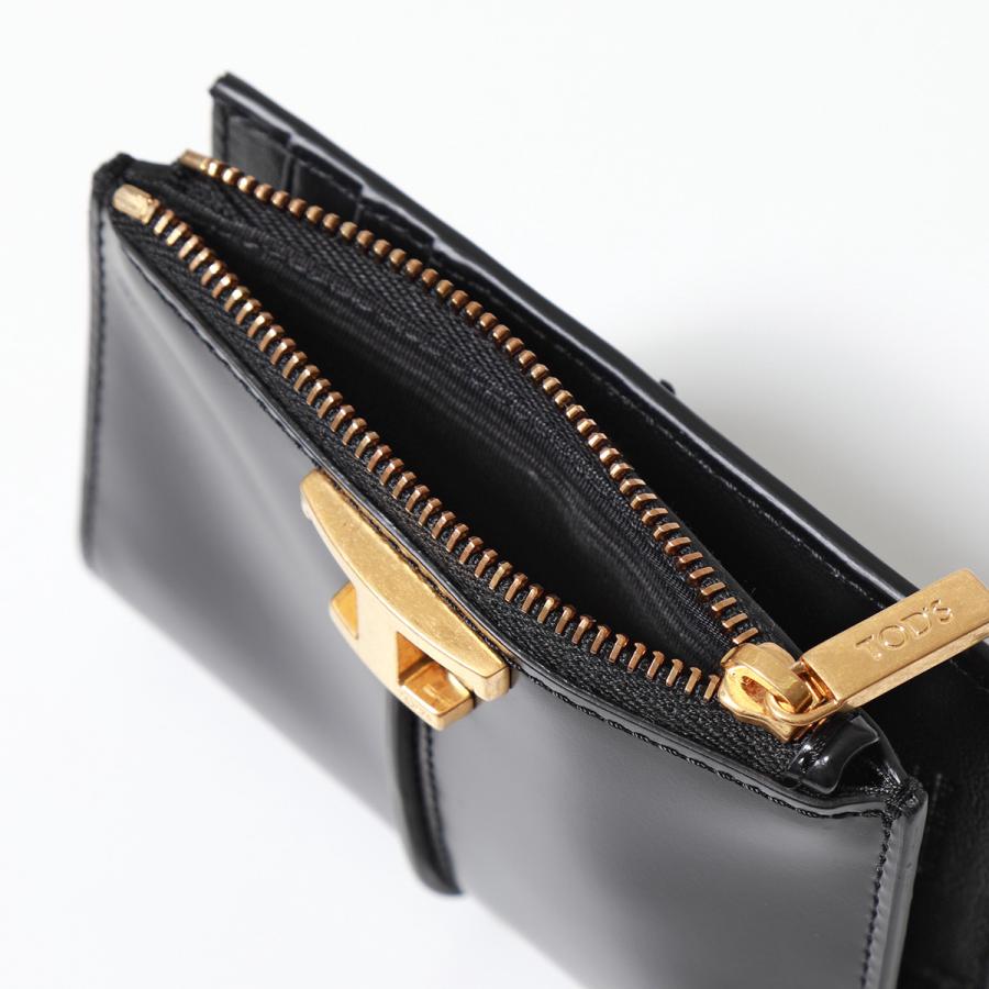 TOD'S TODS トッズ 二つ折り財布 T TIMELESS Tタイムレス TOD'S TODS トッズ 二つ折り財布 T TIMELESS Tタイムレス