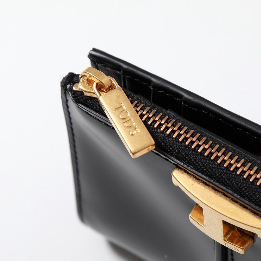 TOD'S TODS トッズ 二つ折り財布 T TIMELESS Tタイムレス TOD'S TODS トッズ 二つ折り財布 T TIMELESS Tタイムレス