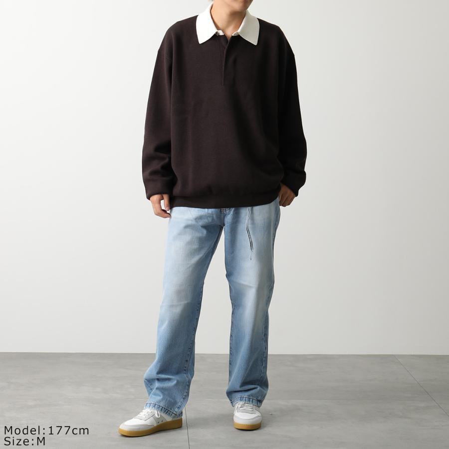 STUDIO NICHOLSON 青 長袖ニット STUDIO NICHOLSON◇ニット・セーター(薄手)/M/ウール/BLK/SNM-690