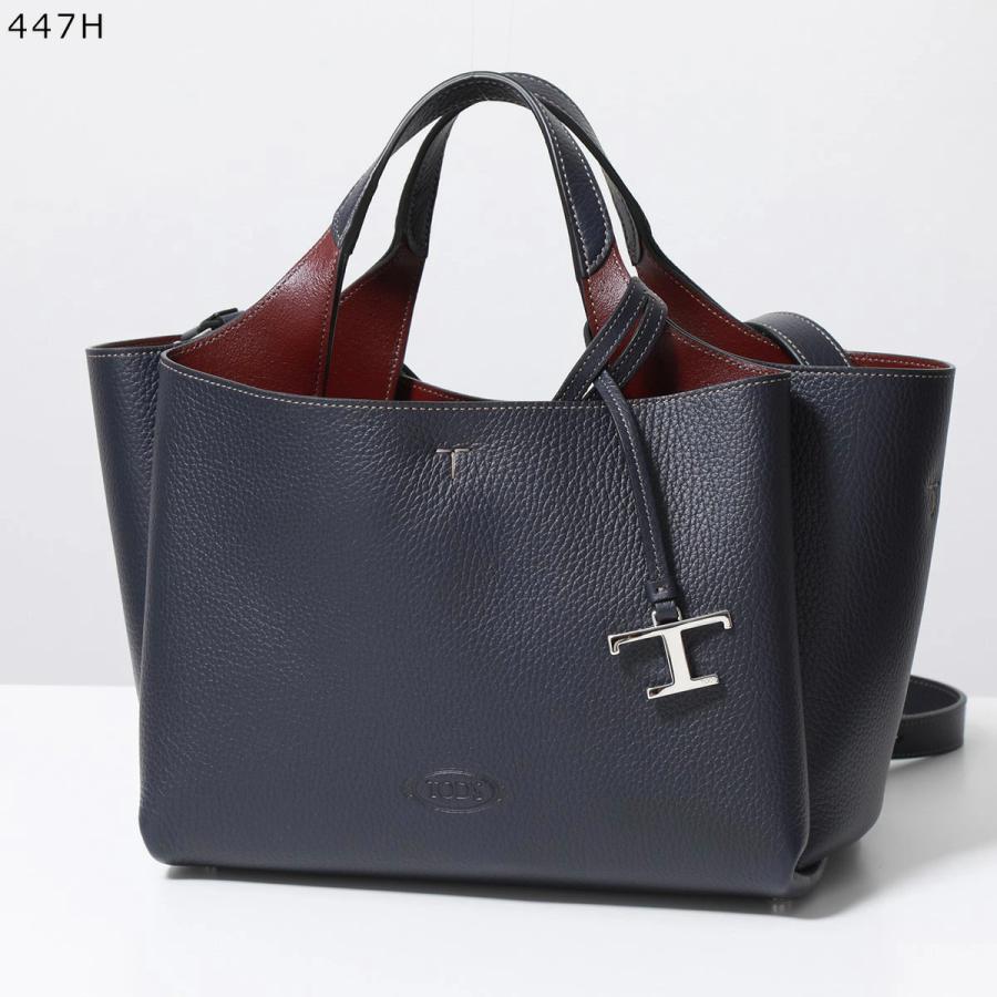 TOD’S トッズ ハンドバッグ ボストンバッグ型 ネイビー レザー 鍵付き TOD'S（トッズ） TODS ハンドバッグ APA 2 MANICI MINI XBWAPAFL100QRI