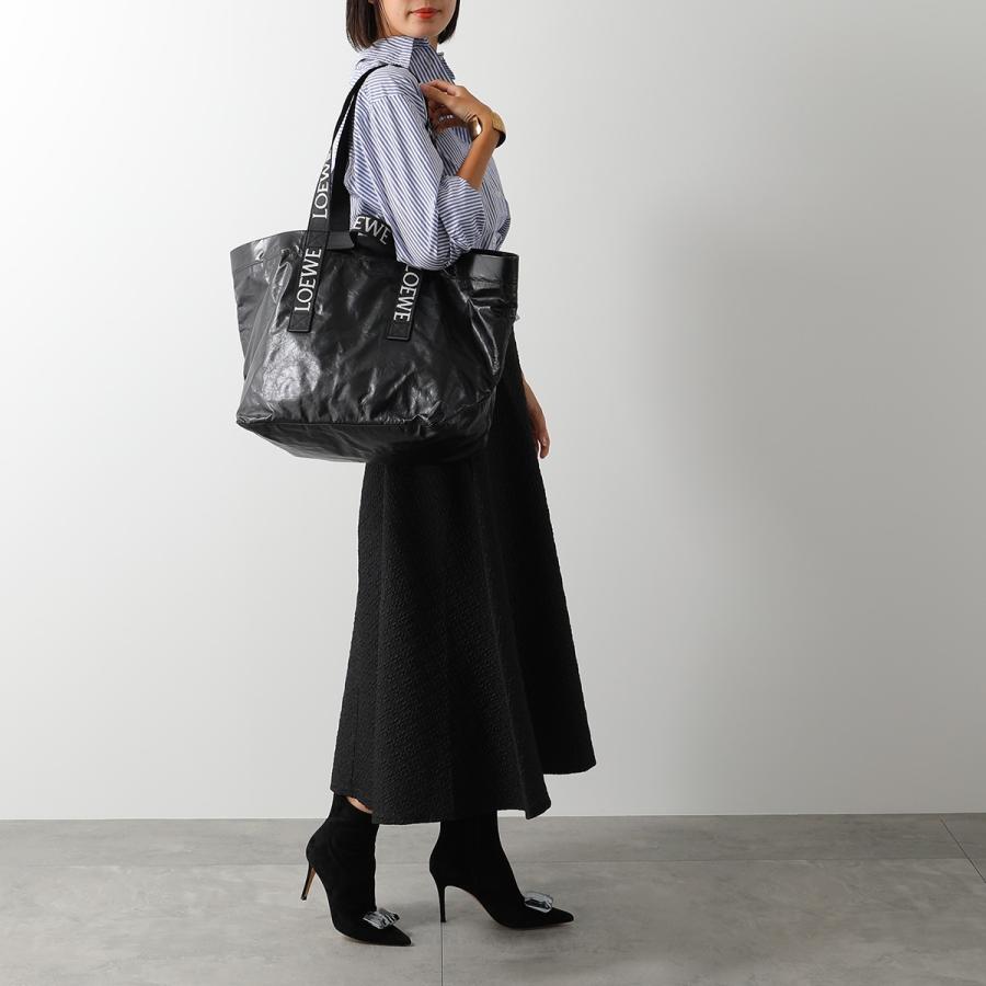 LOEWE ロエベ トートバッグ FOLD SHOPPER フォールド ショッパー B507X23X32 レディース ジャガードロゴ ペーパーカーフ ショッピングバッグ 鞄 カラー2色｜s-musee｜05