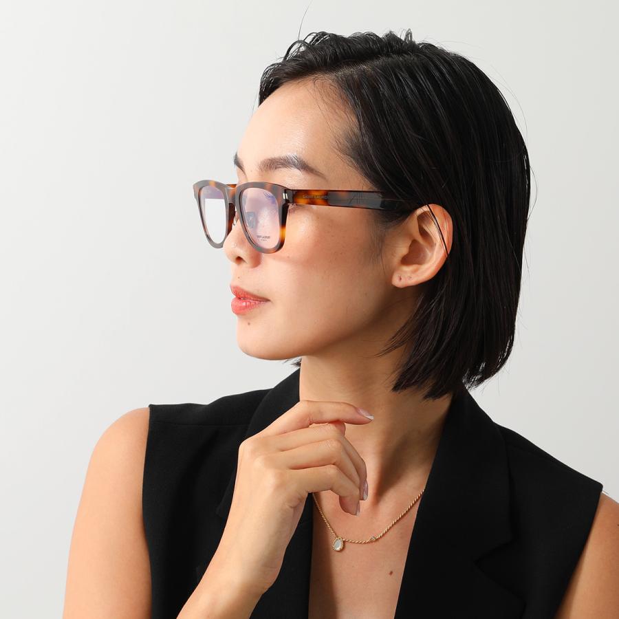 SAINT LAURENT サンローラン メガネ SL 50/F SLIM メンズ ウェリントン