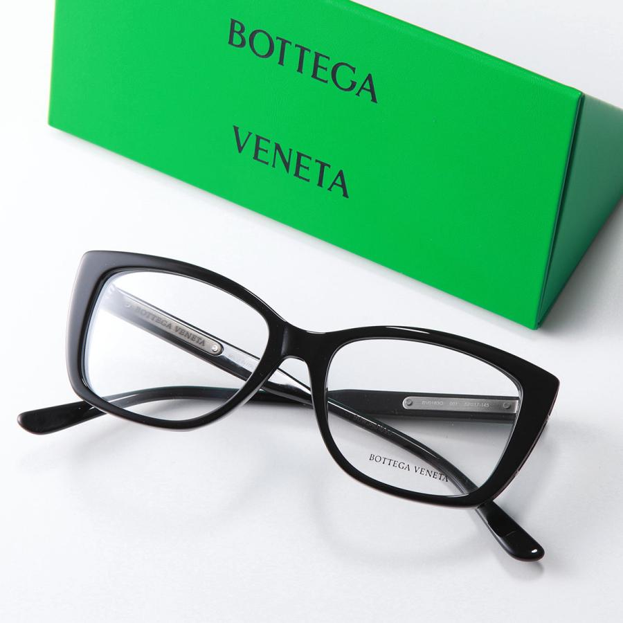 BOTTEGA VENETA / イントレチャート/傷有 メガネ/BLK/CLR/レディース/BV0183O BOTTEGA VENETA（ボッテガ・ヴェネタ） メガネ BV0183O レディース