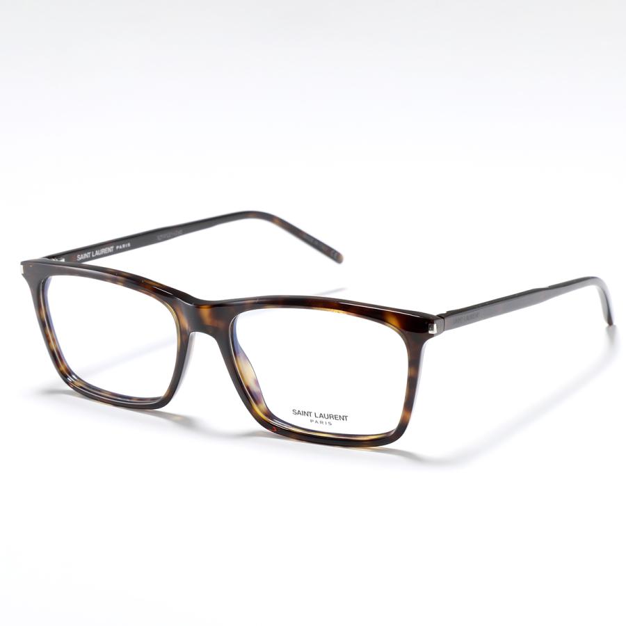 【新品・正規品】サンローラン SAINT LAURENT 伊達メガネ　男女兼用 SAINT LAURENT サンローラン メガネ SL 296 レディース スクエア型