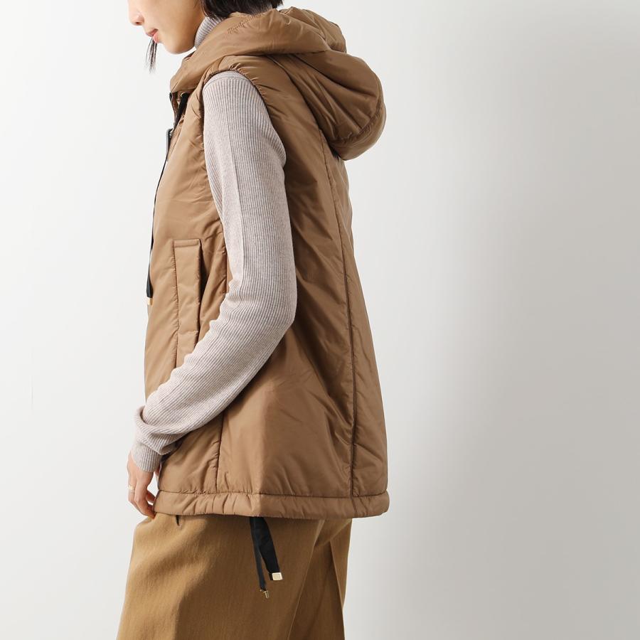 MAX MARA THE CUBE マックスマーラ ザ キューブ ベスト GREENGO グリーンゴ レディース ジレ テクニカルファブリック フード付き ショート丈 カラー5色の画像