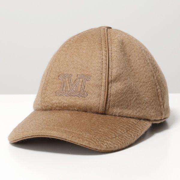 MAX MARA マックスマーラ ベースボールキャップ NELLA レディース ウール カシミア ロゴ刺繍 帽子 カラー2色｜s-musee｜04