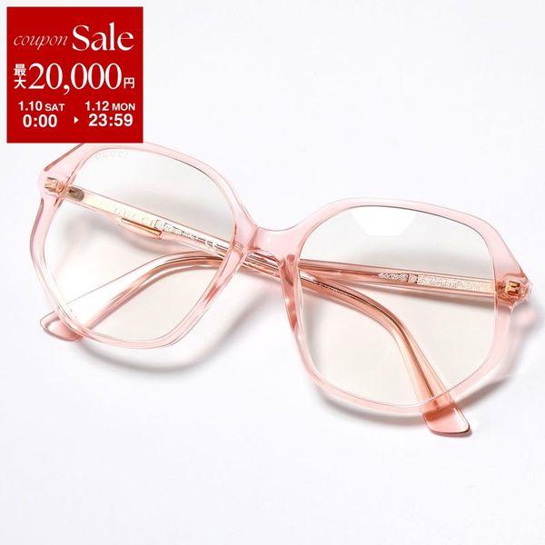 GUCCI（グッチ） メガネ GG0258S レディース バタフライ型 伊達メガネ