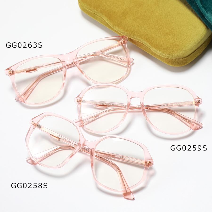 GUCCI（グッチ） サングラス GG0259S レディース ウェリントン型 ロゴ