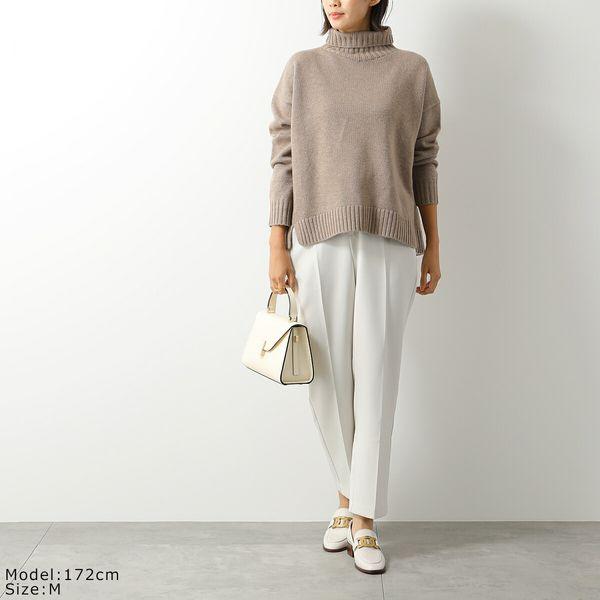 マックスマーラ　ニット　セーター　ラップデザイン　リブ編み　イタリア製　M マックスマーラ ニット セーター ラップデザイン リブ編み