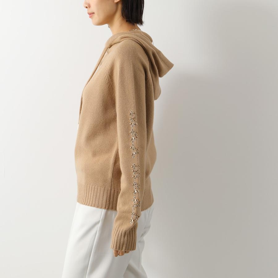 【超美品】Max Mara ニット フーディー ウール カシミヤ ビジュー S 楽天市場】MAX MARA マックスマーラ ニット フーディー ANANAS