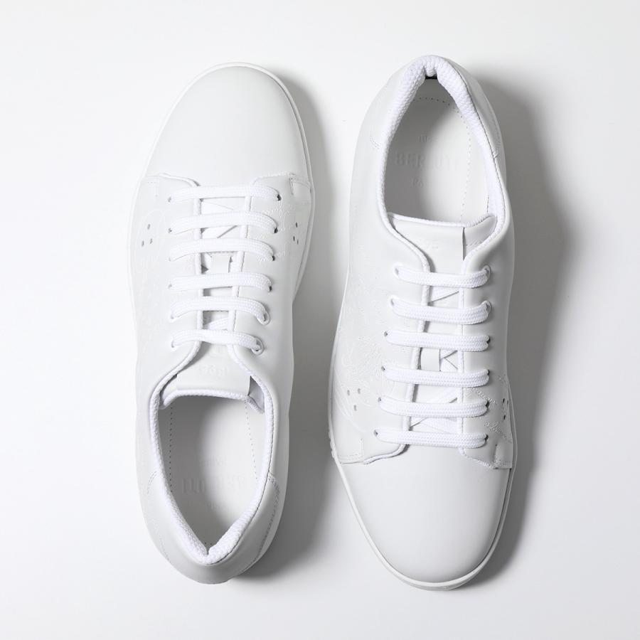 Berluti ベルルッティ スニーカー S6163 001 メンズ  プレイタイム スクリット レザー ローカット シューズ 靴 FULL-WHITE｜s-musee｜05