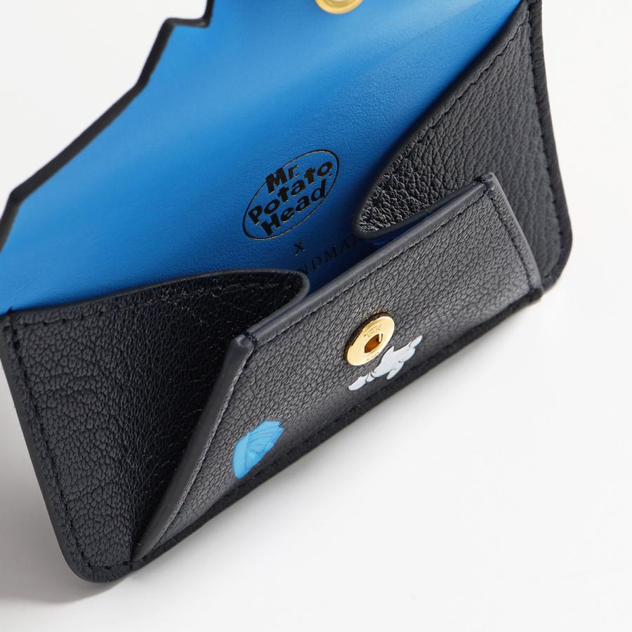 ANYA HINDMARCH アニヤハインドマーチ カードケース Envelope Purse Sticker Mr Potato Head  181327 レディース レザー コインケース Ink