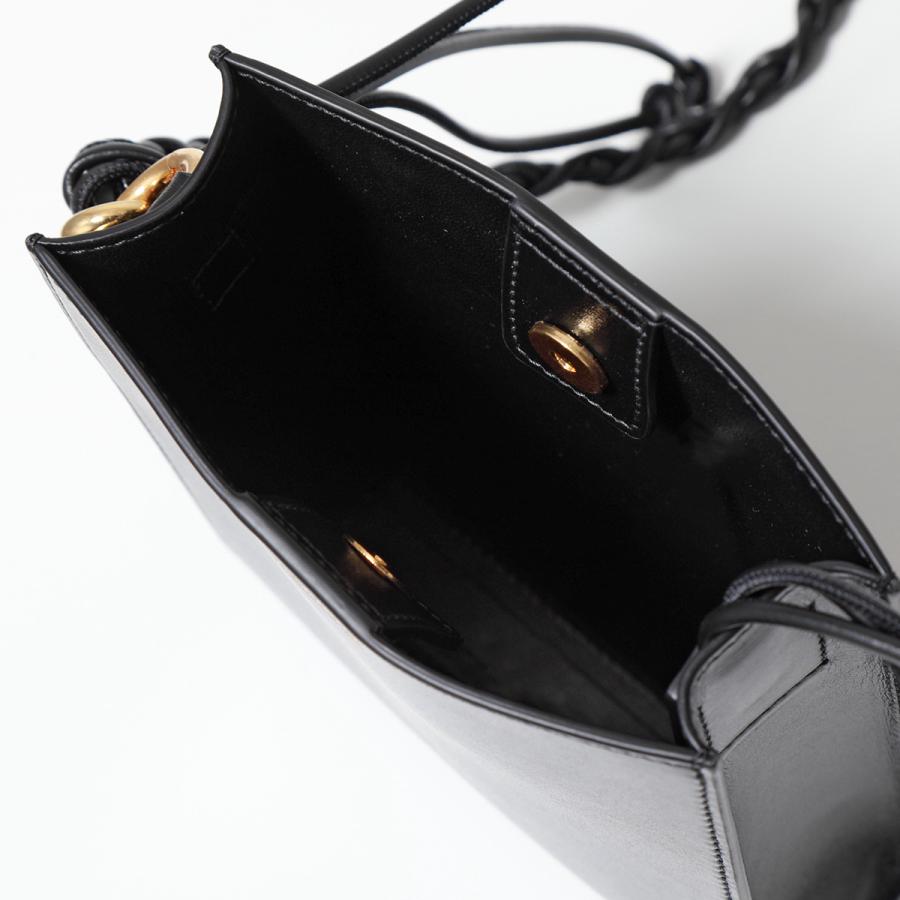 JIL SANDER ジルサンダー ショルダーバッグ TANGLE SM RING タングル スモール J08WG0003 P4841 レディース レザー クロスボディ 鞄 001/BLACK