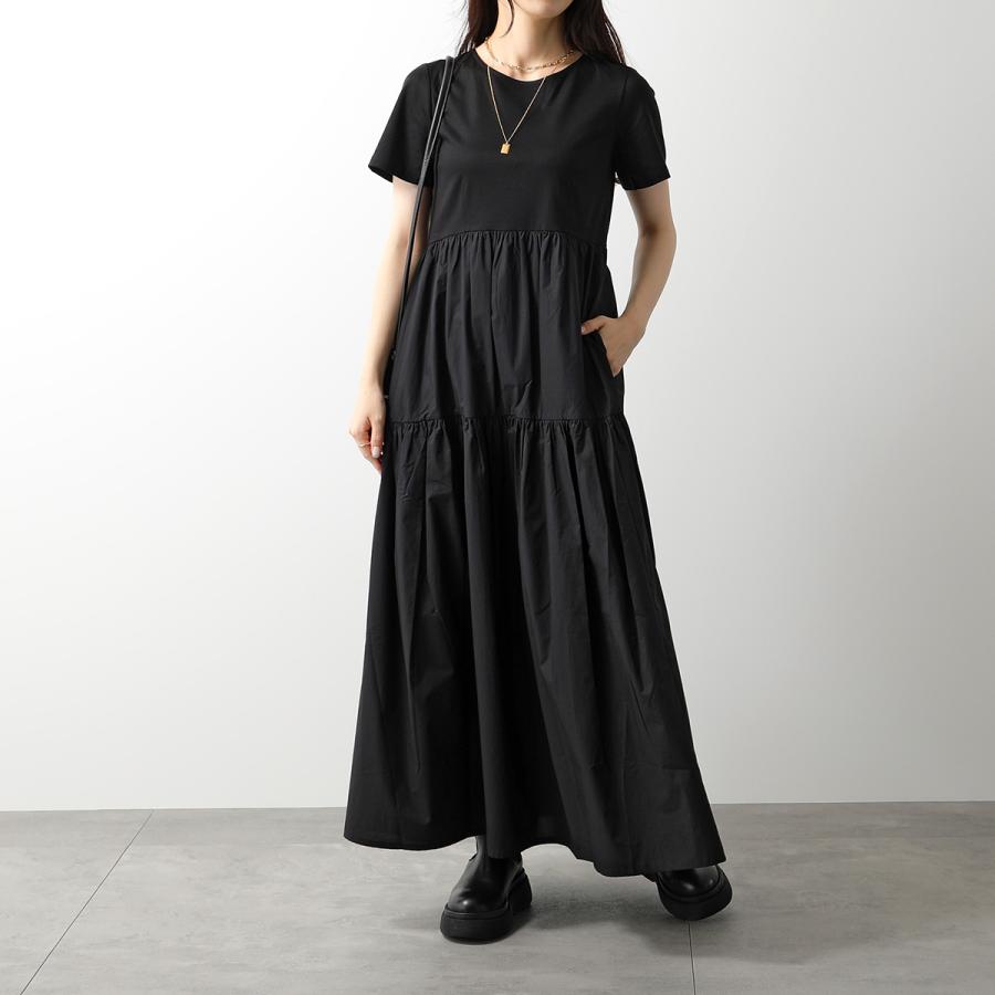 MaxMara studio 異素材ロングドレス