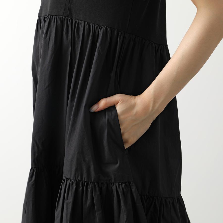 マックスマーラ　白タグ　ストレッチ　フレンチスリーブ　フレアワンピース　黒　40 MAXMARA WEEKEND LINE（マックスマーラウィークエンドライン） WEEKEND