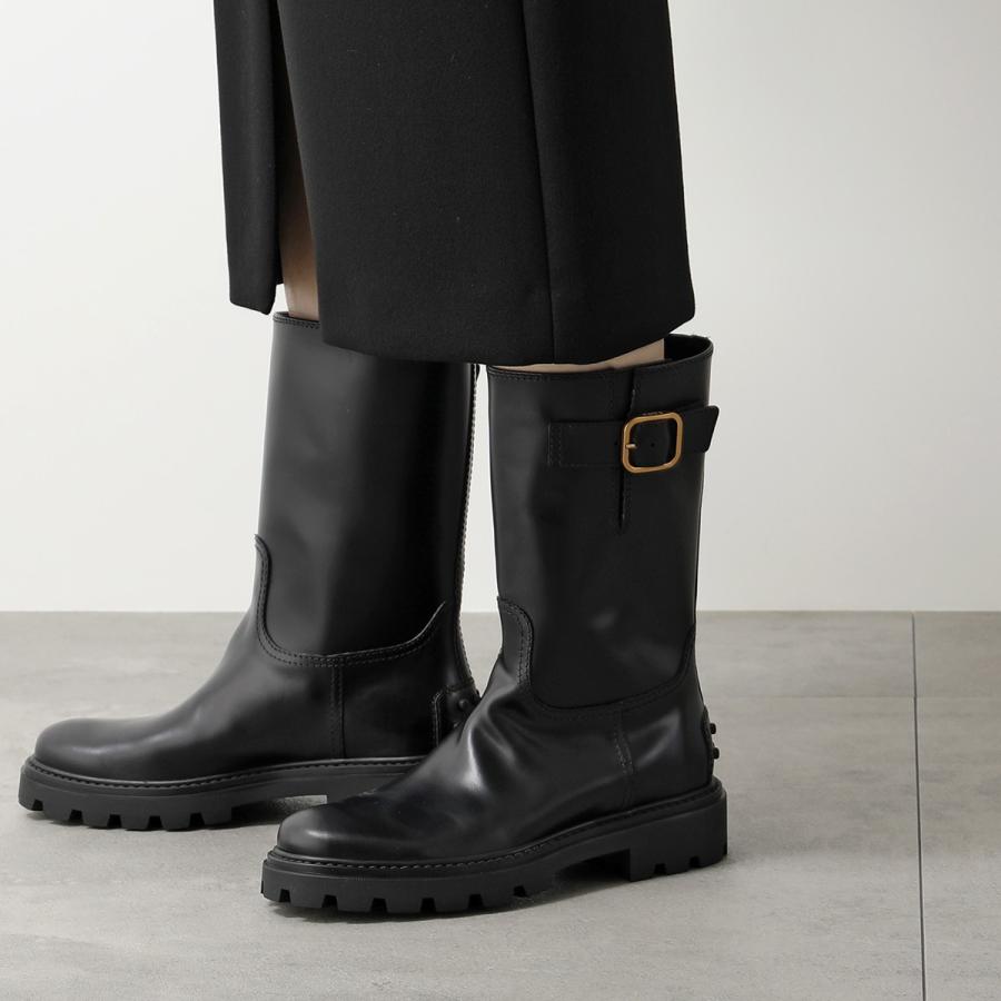 TODS トッズ ショートブーツ XXW08J0HL80 RBT レディース バイカー 