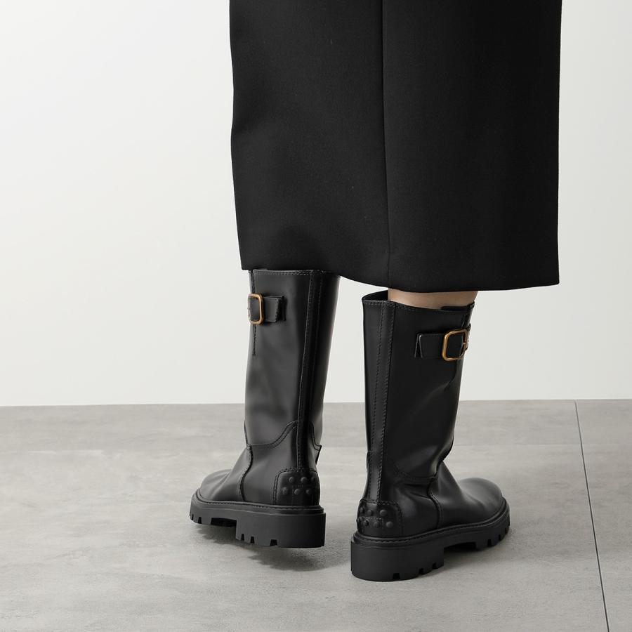 TODS トッズ ショートブーツ XXW08J0HL80 RBT レディース バイカー 