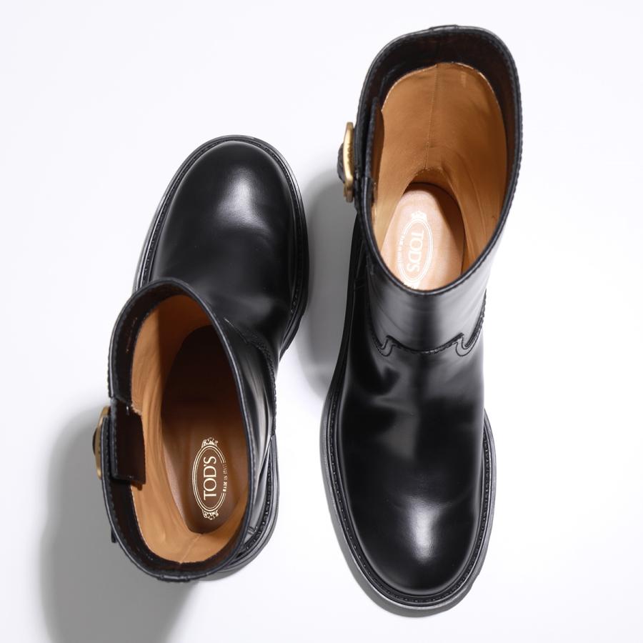 TODS トッズ ショートブーツ XXW08J0HL80 RBT レディース バイカーブーツ ミドルブーツ レザー シューズ 靴 B999/NERO｜s-musee｜07