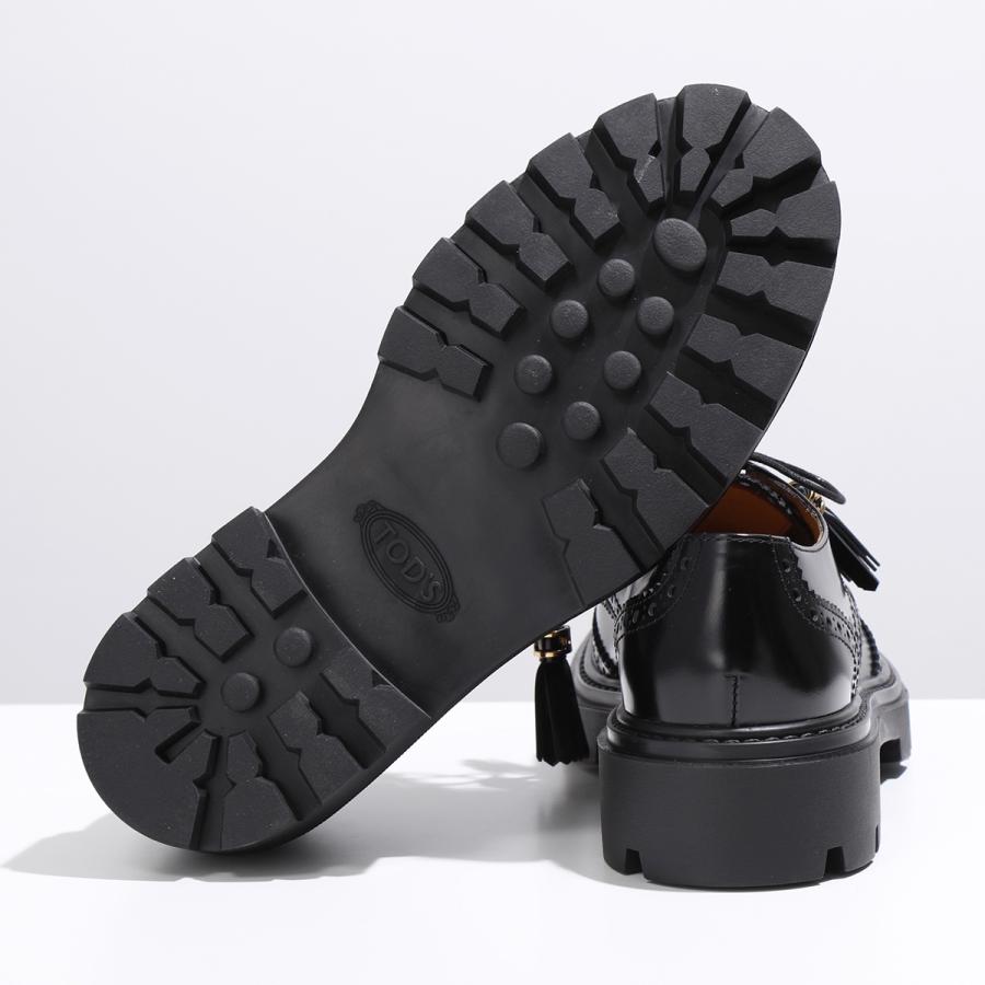TOD'S トッズ　ブラックフリンジローファー　35 22.5 革靴 TOD'S（トッズ） TODS フリンジローファー シューズ フラットシューズ