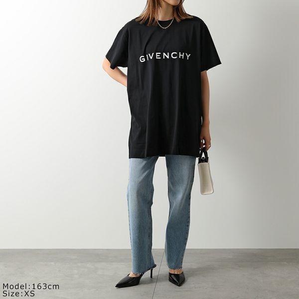 GIVENCHY ジバンシィ Tシャツ BM716N3YAC レディース 半袖 カットソー ロゴT コットン クルーネック オーバーサイズ 4Gエンブレム カラー2色｜s-musee｜04