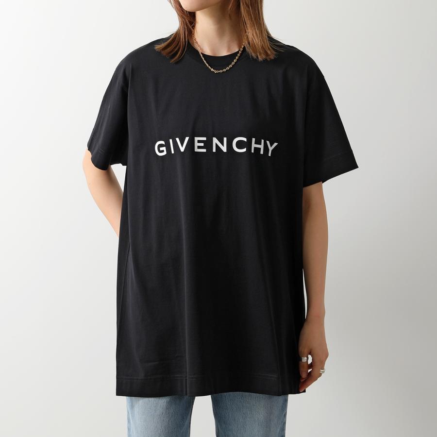 GIVENCHY ジバンシィ Tシャツ BM716N3YAC レディース 半袖 カットソー ロゴT コットン クルーネック オーバーサイズ 4Gエンブレム カラー2色｜s-musee｜05