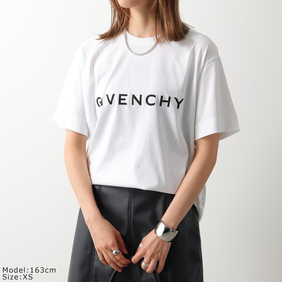 GIVENCHY ジバンシィ Tシャツ BM716N3YAC レディース 半袖 カットソー ロゴT コットン クルーネック オーバーサイズ 4Gエンブレム カラー2色｜s-musee｜07