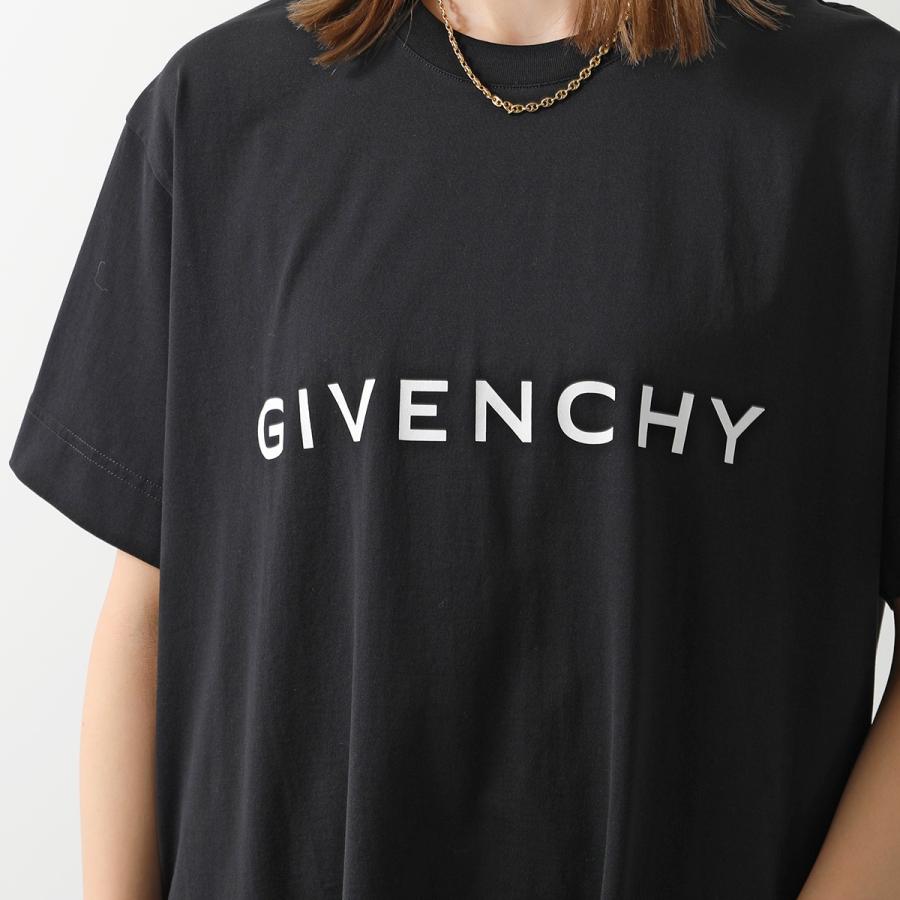 GIVENCHY ジバンシィ Tシャツ BM716N3YAC レディース 半袖 カットソー ロゴT コットン クルーネック オーバーサイズ 4Gエンブレム カラー2色｜s-musee｜10