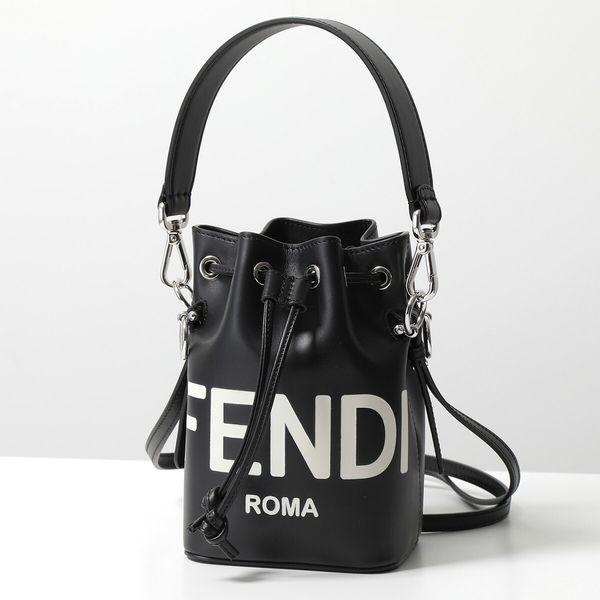 u72【極美品】保存袋付　フェンディ　ミニモントレゾール　黒　2wayショルダー FENDI（フェンディ） ショルダーバッグ MINI MON TRESOR ミニ モン
