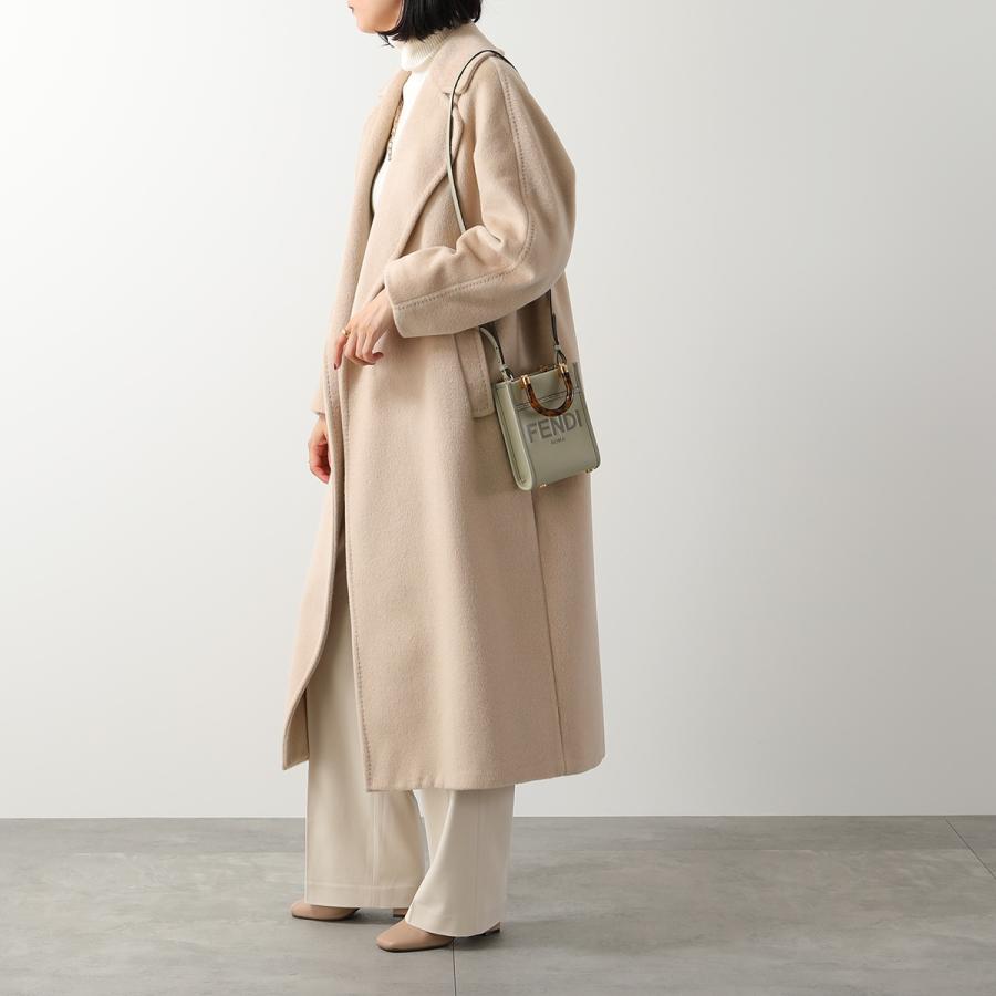 FENDI フェンディ ショルダーバッグ MINI SUNSHINE SHOPPER サンシャイン  8BS051 ABVL レディース レザー ハンドバッグ 鞄 F1K3B/GREEN-TEAの画像