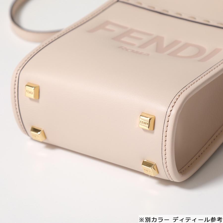 FENDI フェンディ ショルダーバッグ MINI SUNSHINE SHOPPER サンシャイン  8BS051 ABVL レディース レザー ハンドバッグ 鞄 F1K3B/GREEN-TEAの画像