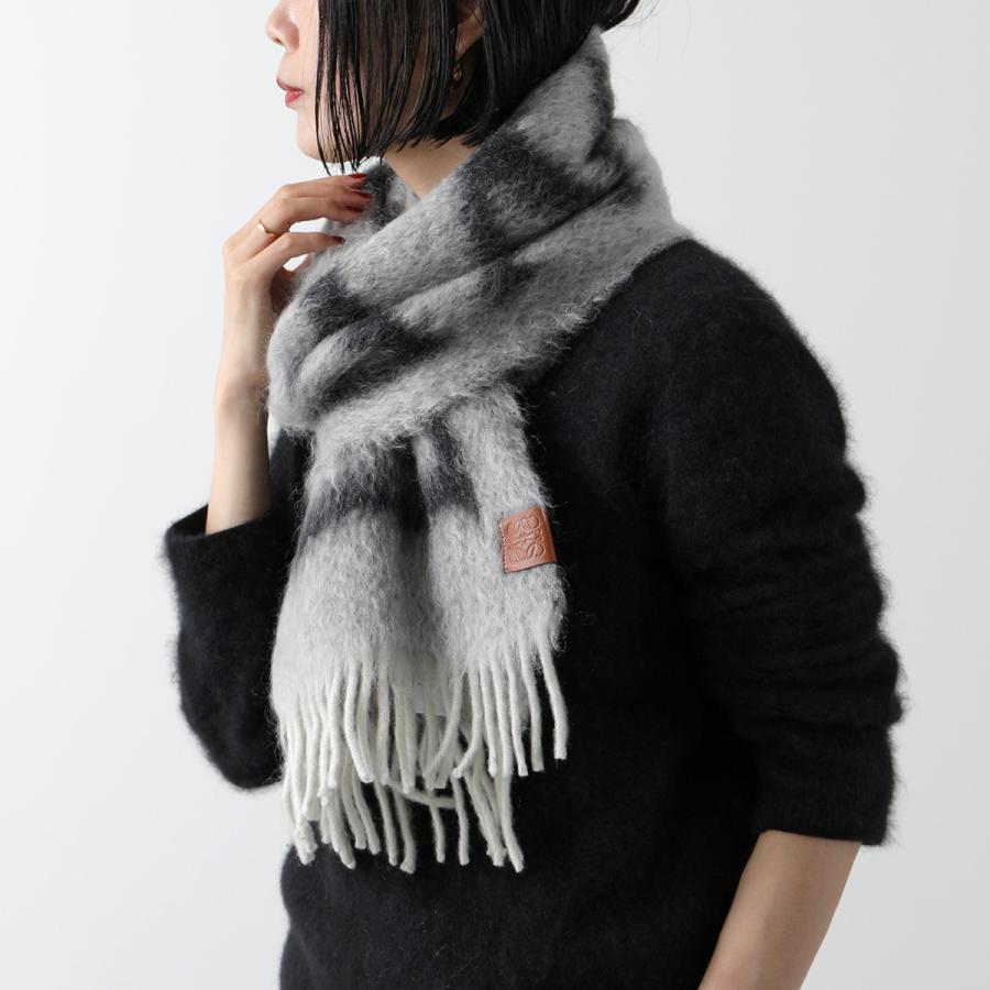 LOEWE ロエベ マフラー F811257X03 メンズ モヘア ウール ロゴ LOEWE ロエベ マフラー F811257X03 メンズ モヘア ウール ロゴ