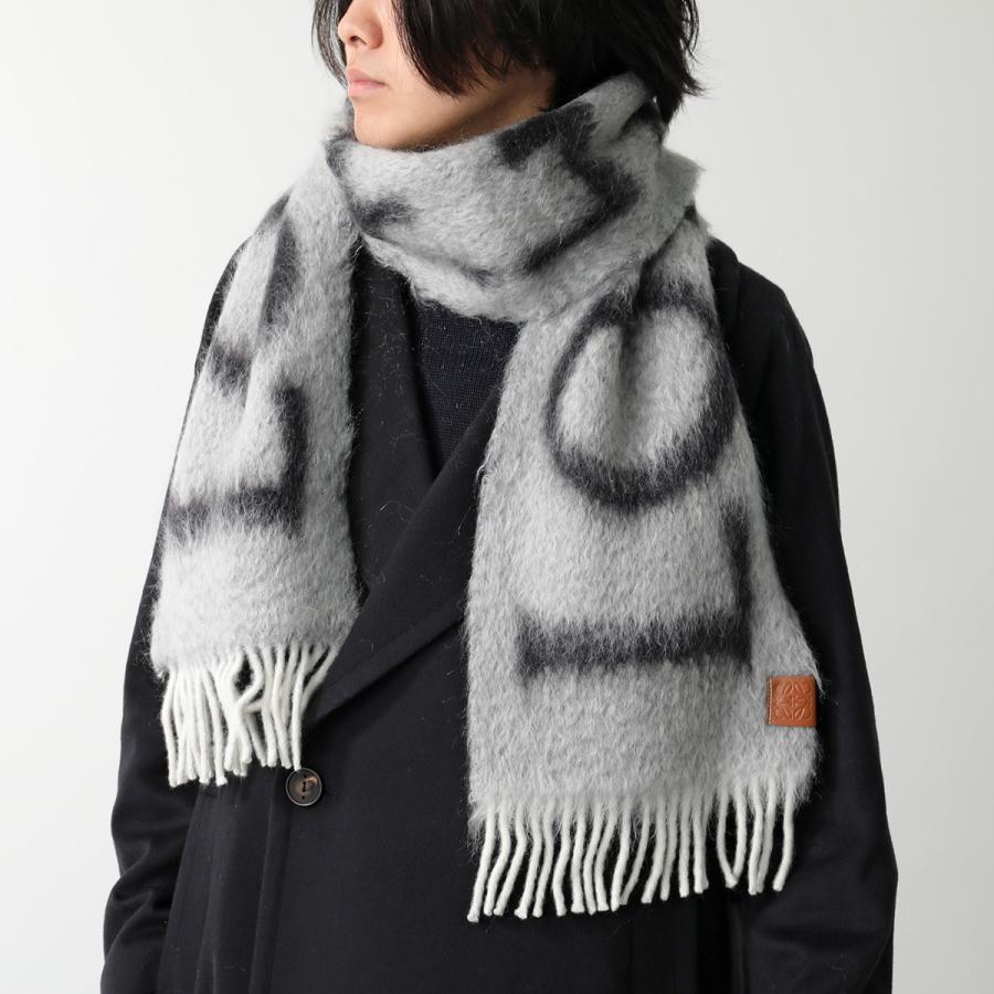 LOEWE（ロエベ） マフラー F811257X03 レディース モヘア ウール ロゴ