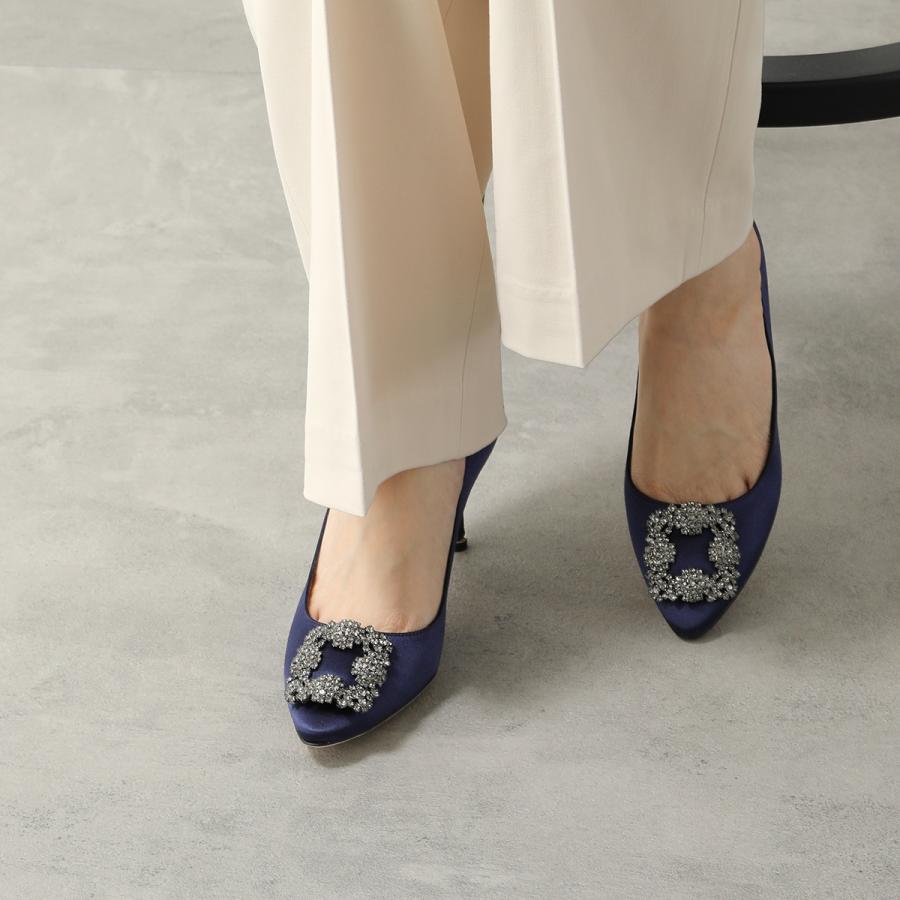 MANOLO BLAHNIK マノロブラニク パンプス HANGISI FMC SATIN 070 MANOLO BLAHNIK マノロブラニク パンプス HANGISI FMC SATIN 070