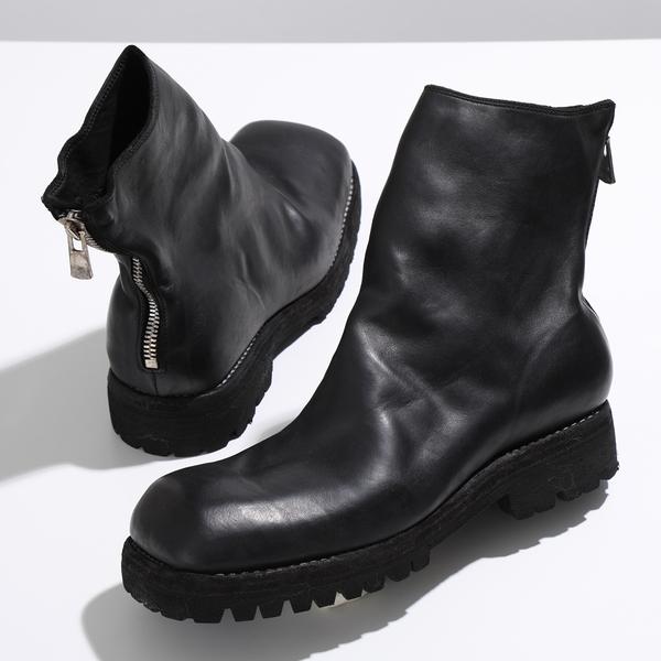 GUIDI グイディ バックジップブーツ 79086V メンズ ホースレザー フル 