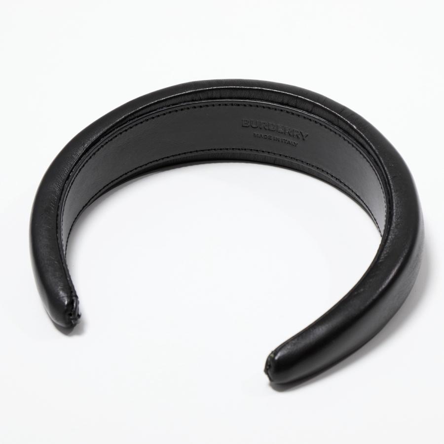 BURBERRY バーバリー カチューシャ LTHR DEBOSS HEADBAND 8072550 レディース ヘアバンド エンボスロゴ レザー ヘアアクセサリー A1189/BLACK｜s-musee｜04