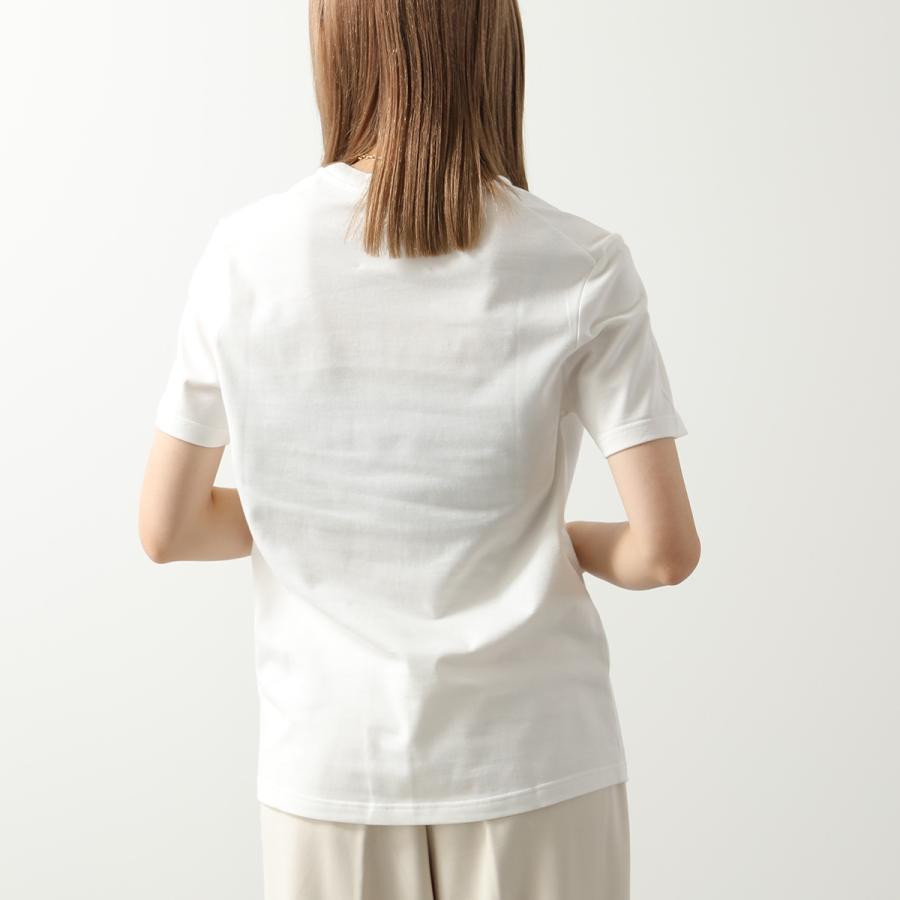 JIL SANDER / ジルサンダー | コットン ロゴプリント Tシャツ | XS | ホワイト | レディース JIL SANDER（ジルサンダー） オーバーサイズ ロゴ コットン Tシャツ