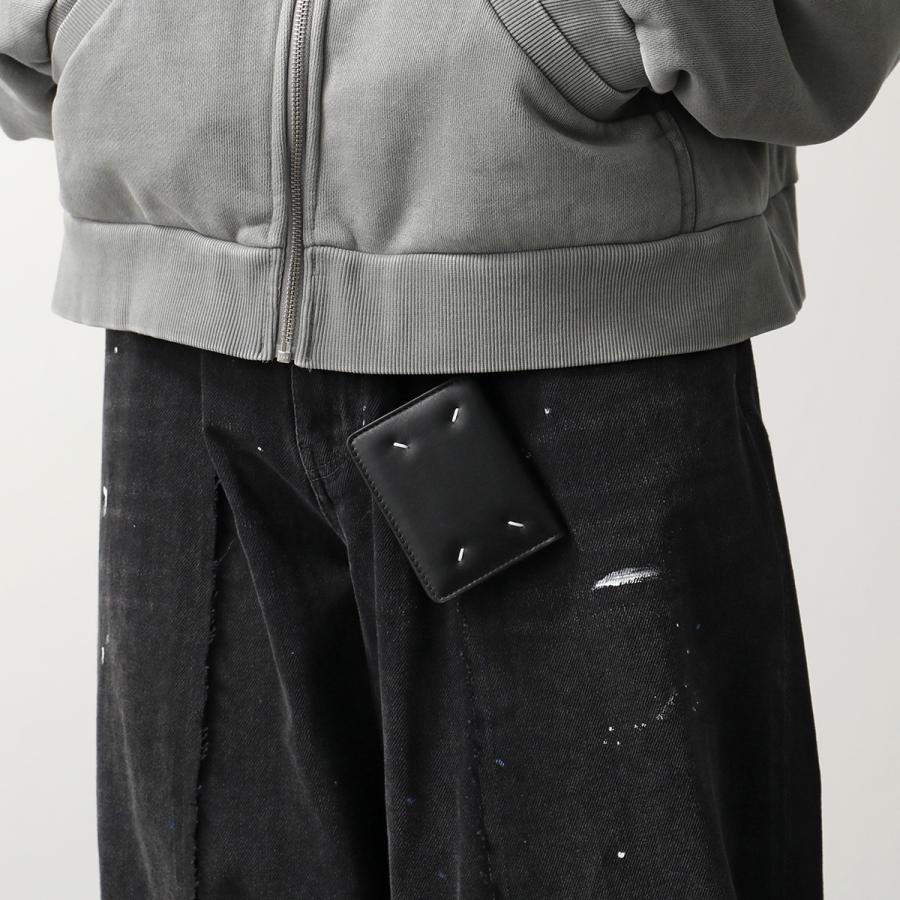 MAISON MARGIELA メゾンマルジェラ カードケース S56UI0128 P4985 レディース レザー キーリング付き ステッチ パスケース カラー2色 S56UI0128P4985T8013の画像