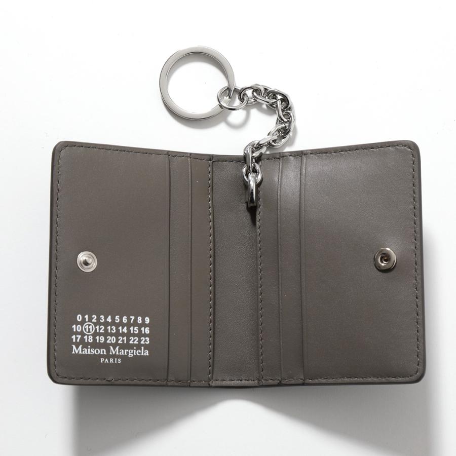 MAISON MARGIELA メゾンマルジェラ カードケース S56UI0128 P4985 レディース レザー キーリング付き ステッチ パスケース カラー2色 S56UI0128P4985T8013の画像