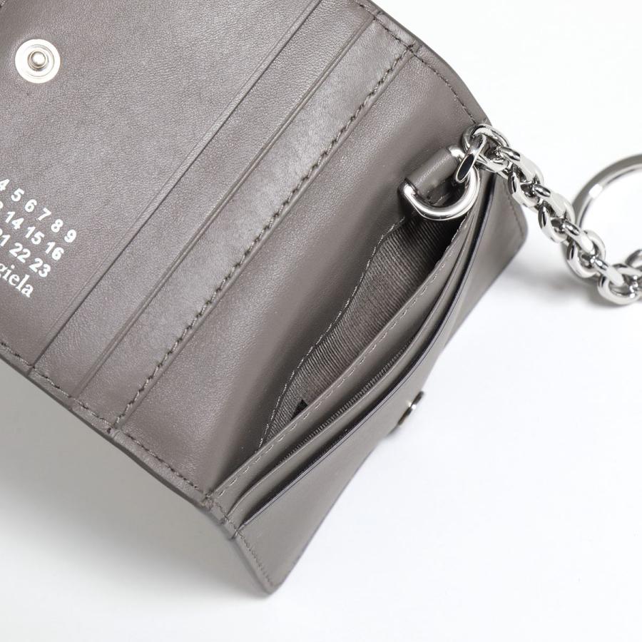 MAISON MARGIELA メゾンマルジェラ カードケース S56UI0128 P4985 レディース レザー キーリング付き ステッチ パスケース カラー2色 S56UI0128P4985T8013の画像