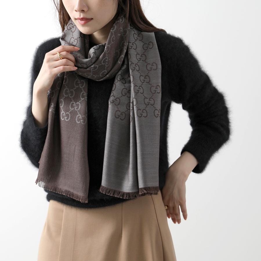 GUCCI（グッチ） ストール 165904 3G646 レディース スカーフ シルク混